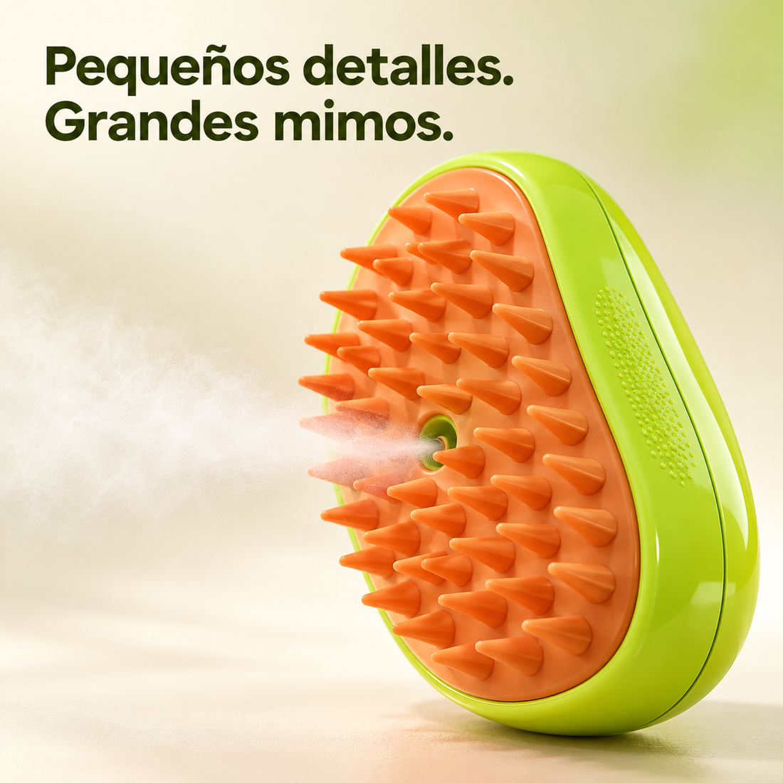Cepillo de vapor 3 en 1 para perros y gatos